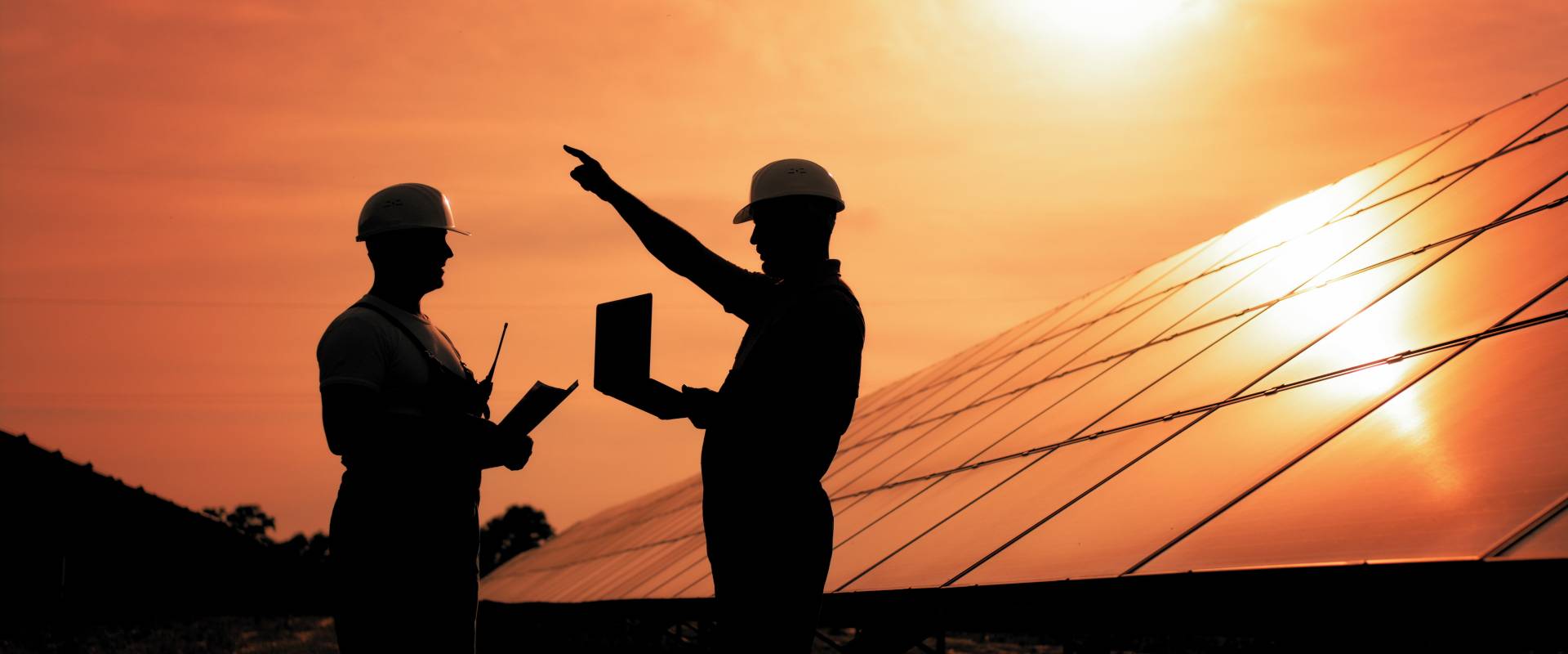 Solar engineers hard at work